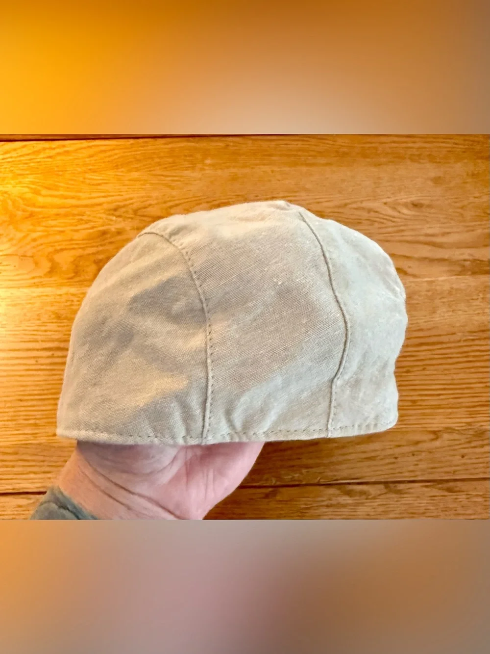 Boston Scally Classic Tan Cotton Newsboy Cap Kids Size Large 53cm-New